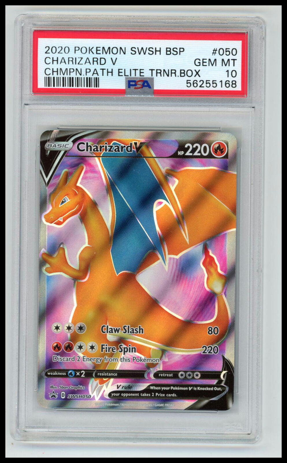 2020 Pokemon Swsh Black Star Promo #050 PSA 10