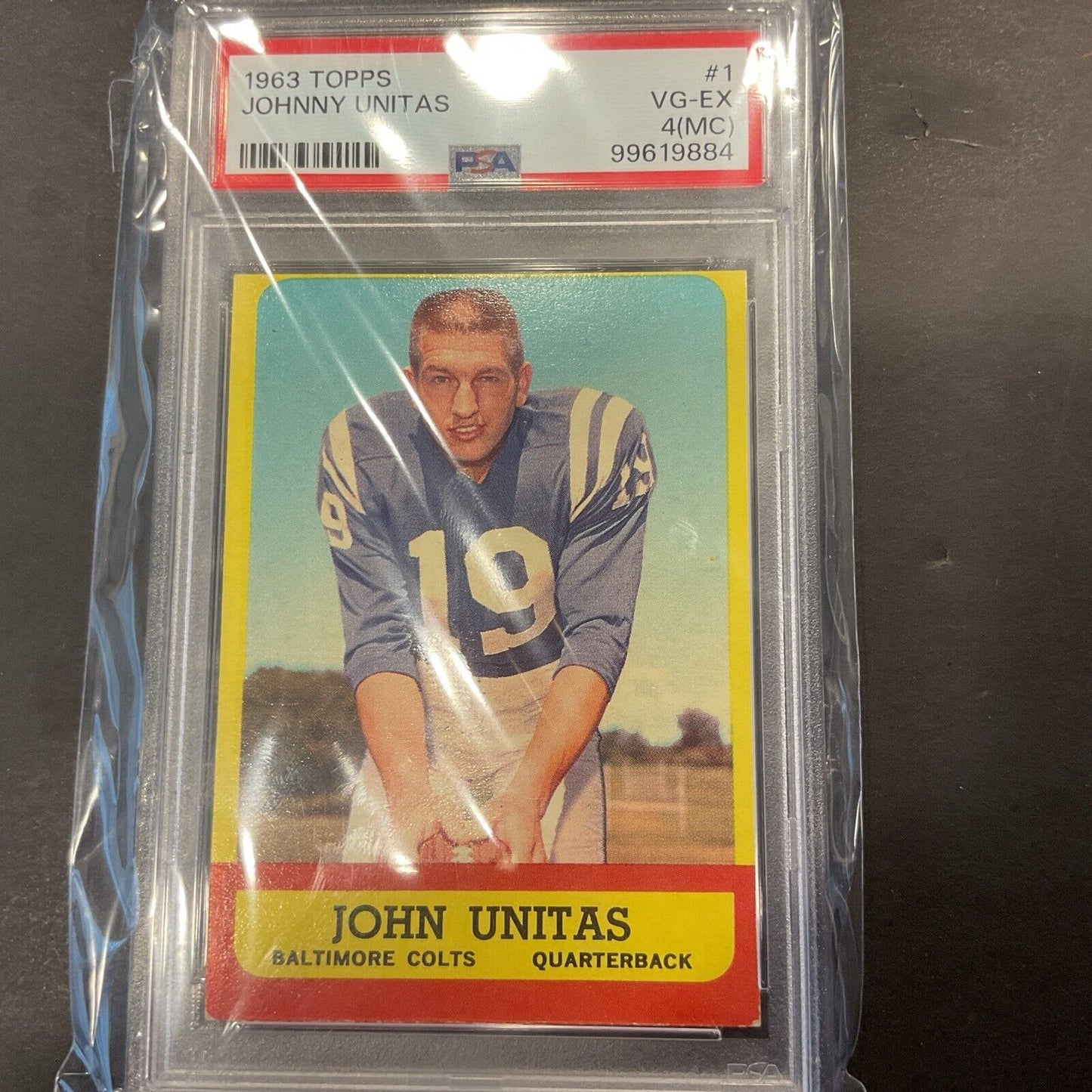 1963 Topps Johnny #1 PSA 4 
