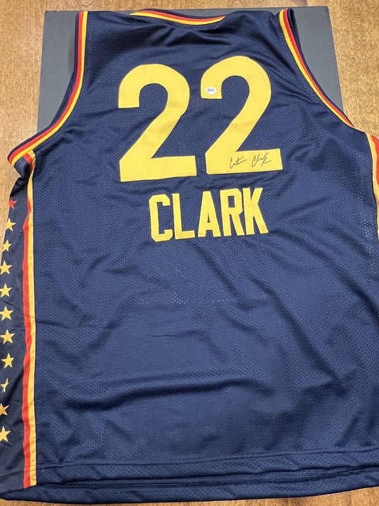 Chris Mullin Signed Golden State Warriors Navy Jersey with COA