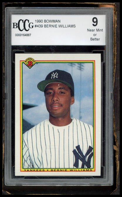 1990 Bowman #439 Bernie Williams BCCG 9