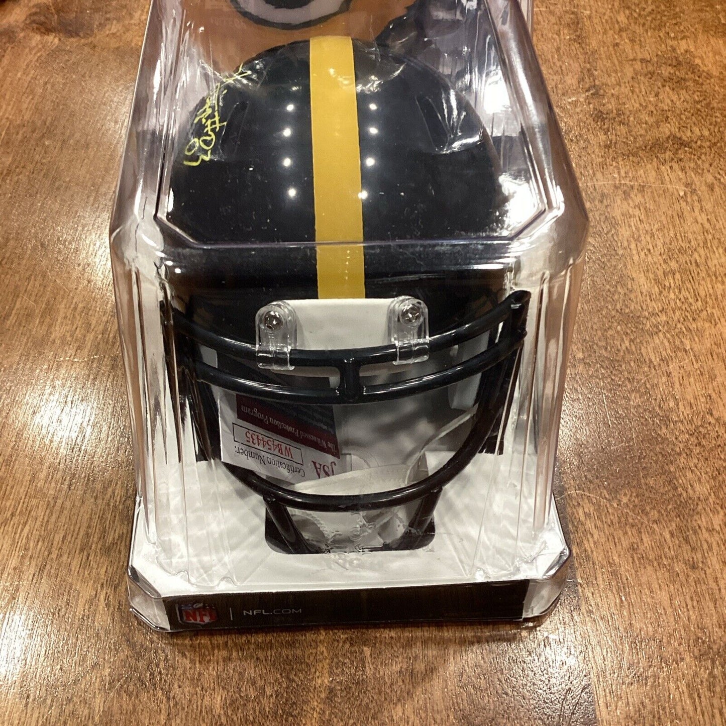 Louis Lipps Pittsburgh Steelers Signed Autographed Mini helmet  JSA COA