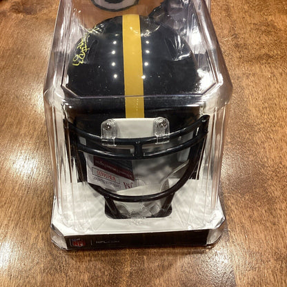 Louis Lipps Pittsburgh Steelers Signed Autographed Mini helmet  JSA COA
