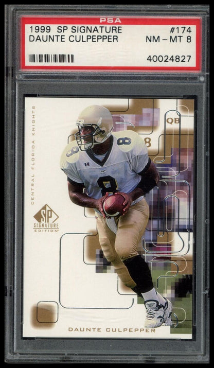 1999 Sp Signature #174 Daunte Culpepper PSA 8