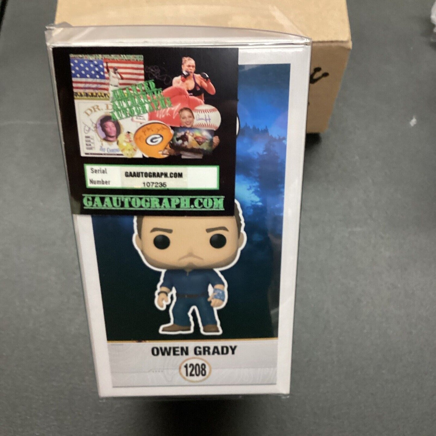 CHRIS PRATT SIGNED JURASSIC PARK OWEN GRADY FUNKO POP WITH COA