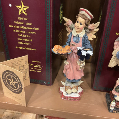 BOYDS BEARS FOLKSTONE #28246 MS FRIES...THE GUARDIAN ANGEL OF WAITRESSES