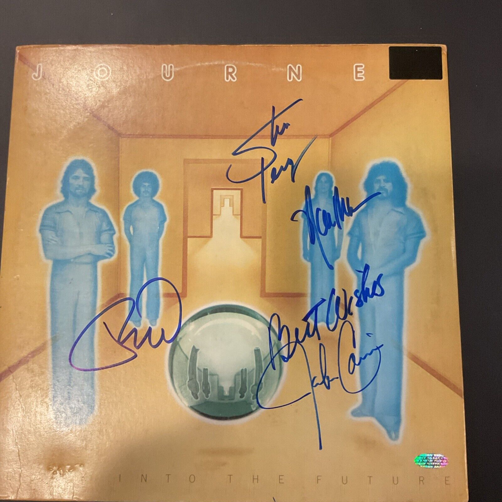 Steve Perry Journey Look Future Autographed Signed Album LP Record PSA/DNA COA