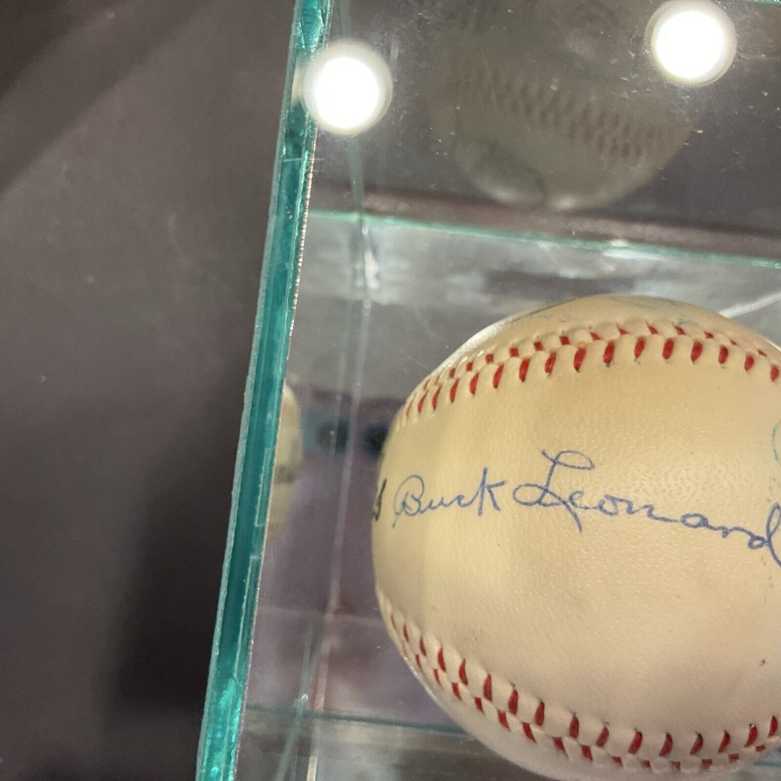 Autographed New York Yankee Baseball Mickey Mantle W/HOF Signed Players JSA COA