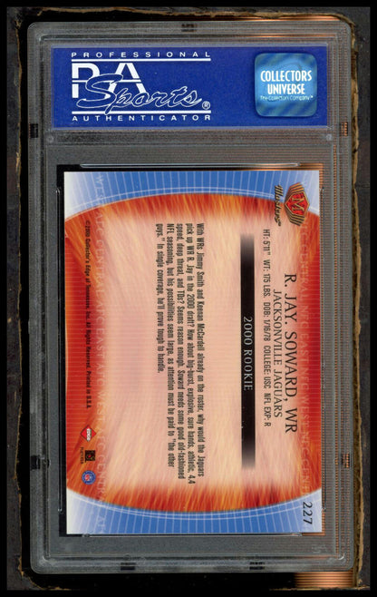 2000 Collector'S Edge Masters Retail #227 R. Jay Soward Rookie Rc PSA 10 #/1000