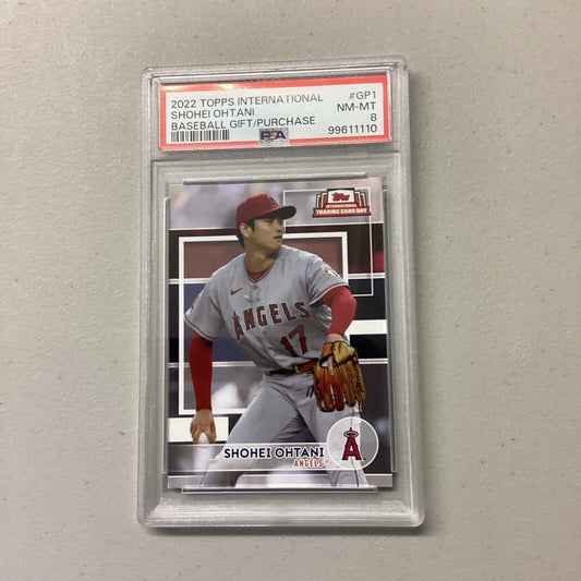 2022 Tops International #GP1 Shohei Ohtani PSA Grade 8