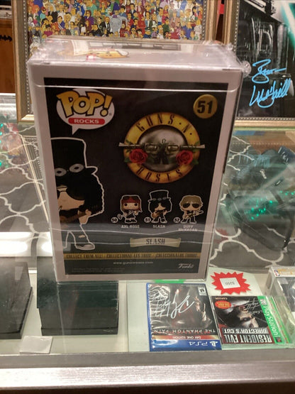 SIGNED Funko Pop! GUNS N ROSES - SLASH #51 With COA