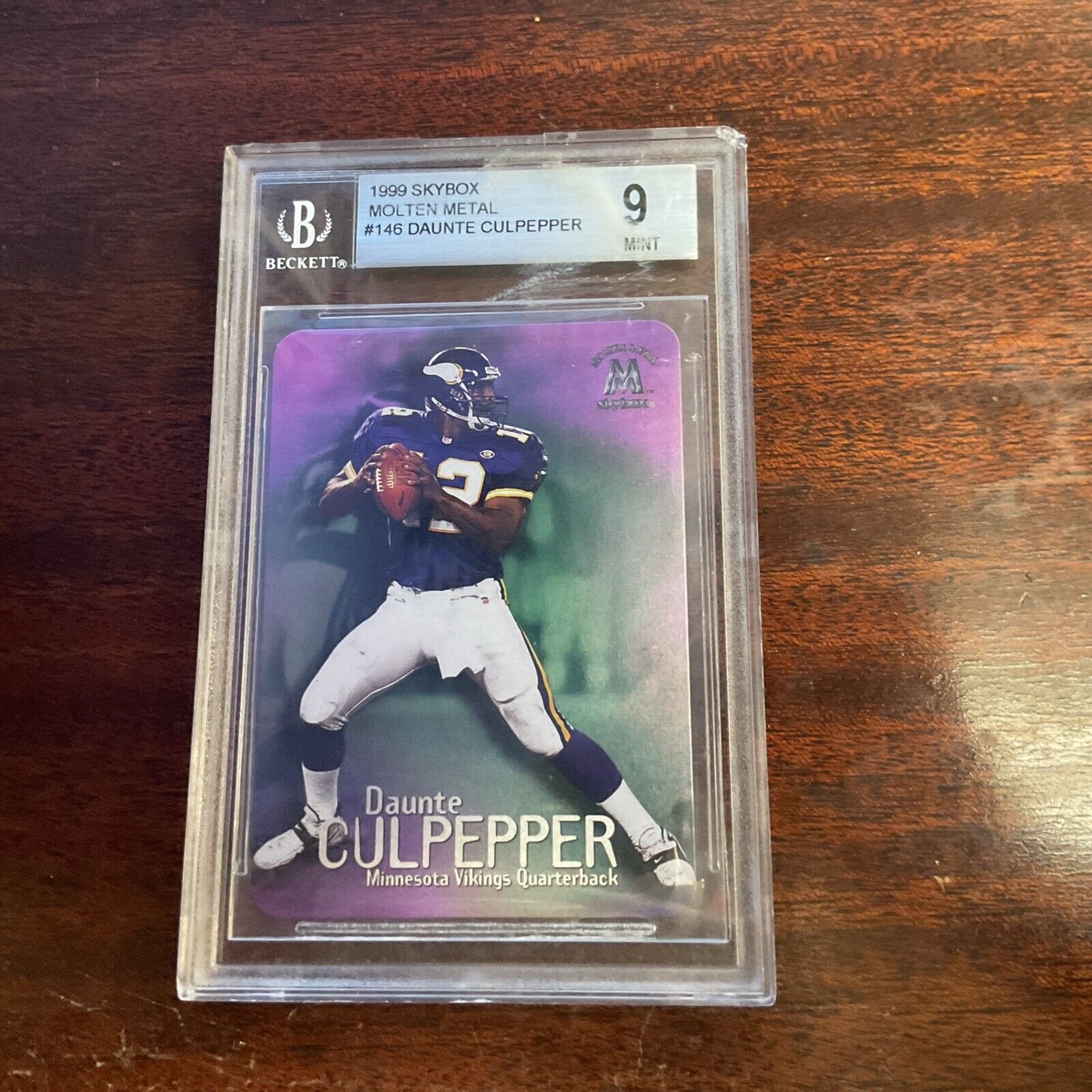 1999 Skybox Molten Metal #146 Daunte Culpepper Beckett 9