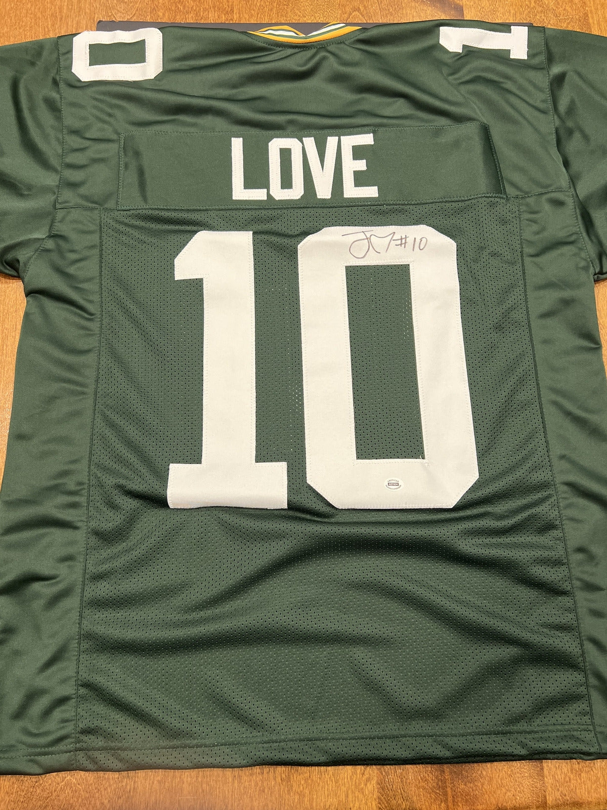 Jordan Love Signed Green Bay Packers Green Jersey with COA