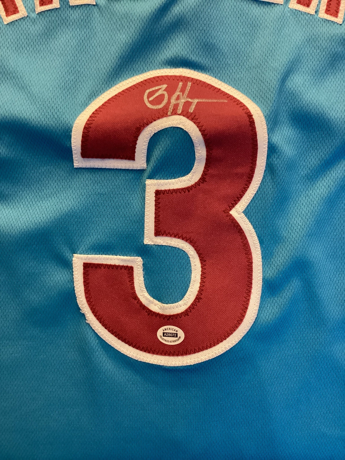 Bryce Harper Signed Philadelphia Phillies Powder Blue Jersey Autographed MLB