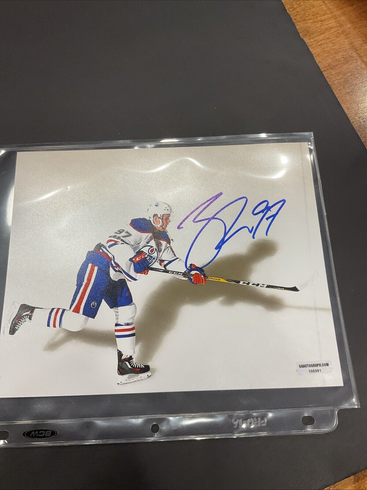 Connor McDavid Signed Autographed 8x10 Edmonton Oilers Photo W/COA