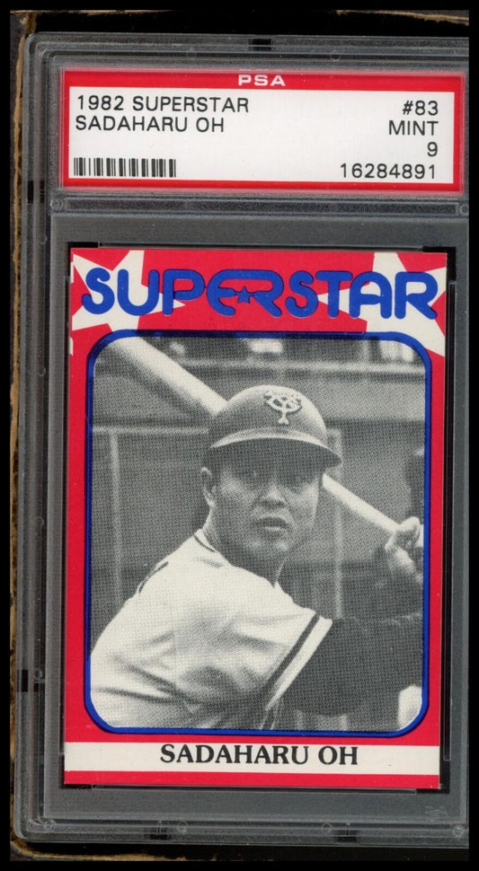 1982 Superstar #83 Sadaharu Oh PSA 9