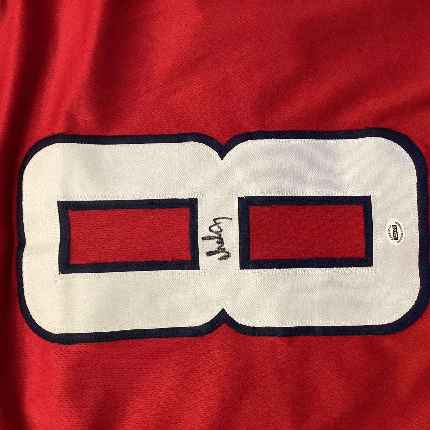 Alexander Ovechkin Signed Washington Capitals Red Jersey Autographed NHL