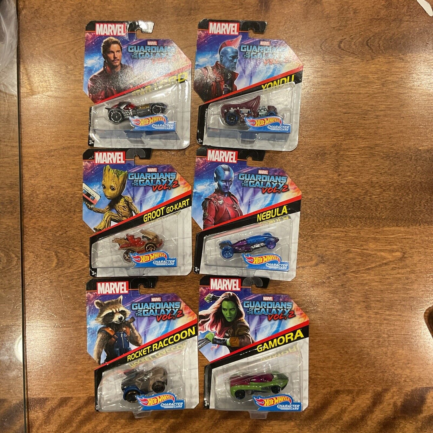 Marvel Hot Wheels Guardian of the Galaxy Set Of 6