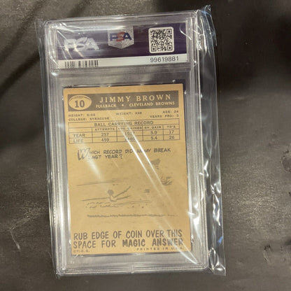 1959 Topps #10 Jim Brown PSA 3