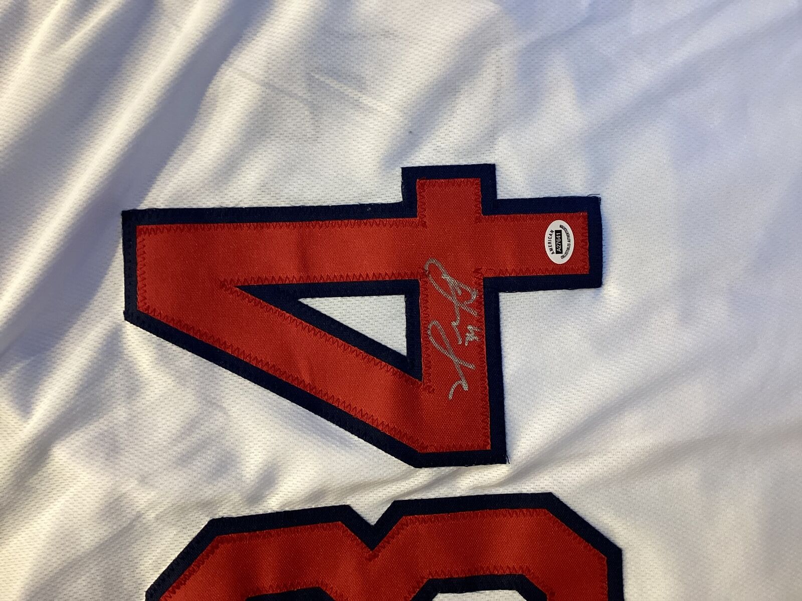 David Ortiz Signed Boston Red Sox White Jersey Autographed MLB