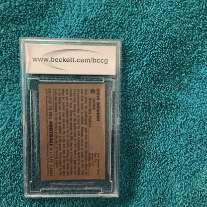 1952 Bowman Small # 40 Steve Dowden BCCG 8