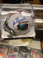 “Hall Of Fame" NFL White Speed Riddell Mini Football Helmet Signed By Joe Namath