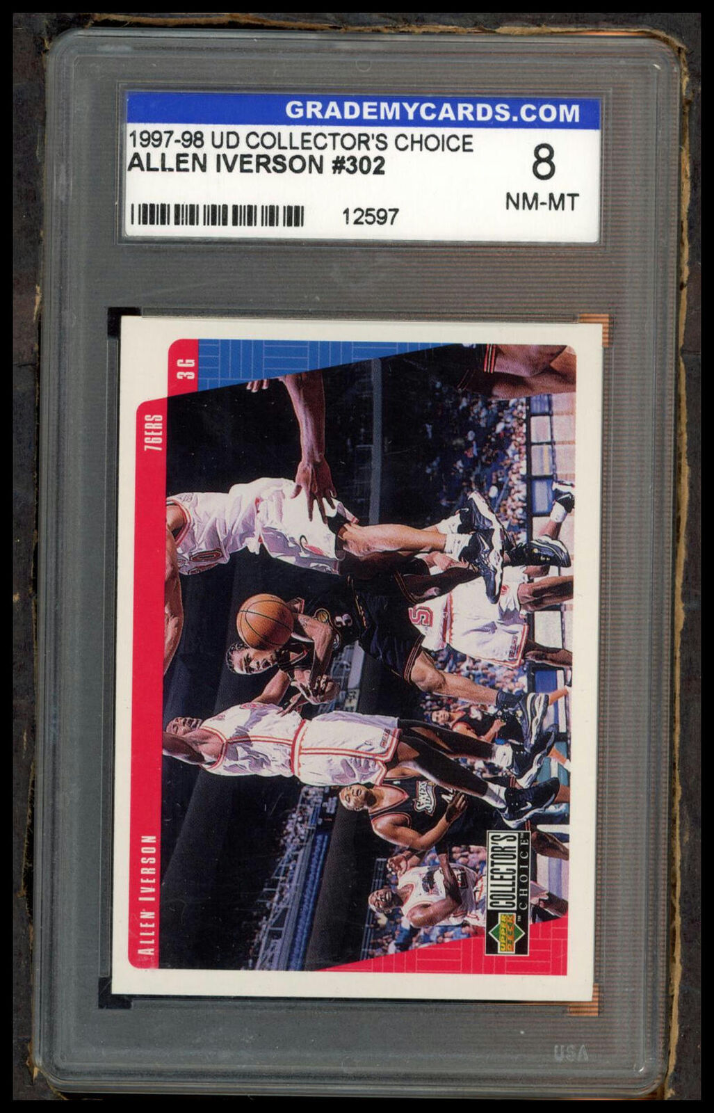 1997-98 Collector's Choice #302 Allen Iverson Other 8