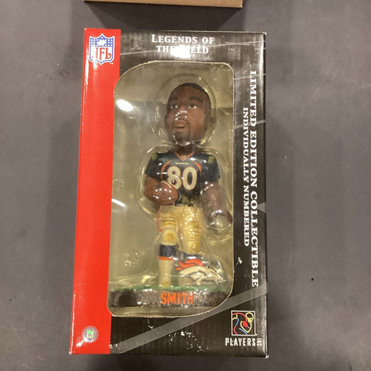ROD SMITH Denver Broncos NFL Legends of the Field Stadium Base Bobblehead!