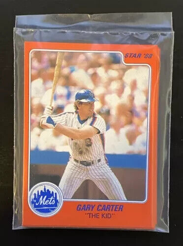 1986 Star Gary Carter Factor Sealed set cards