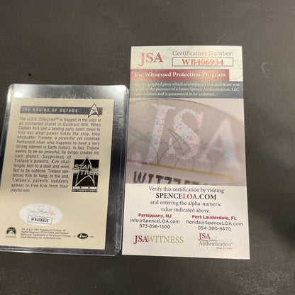 1991 Impel Star Trek 25th Anniversary #35 The Squire of Gothos JSA COA