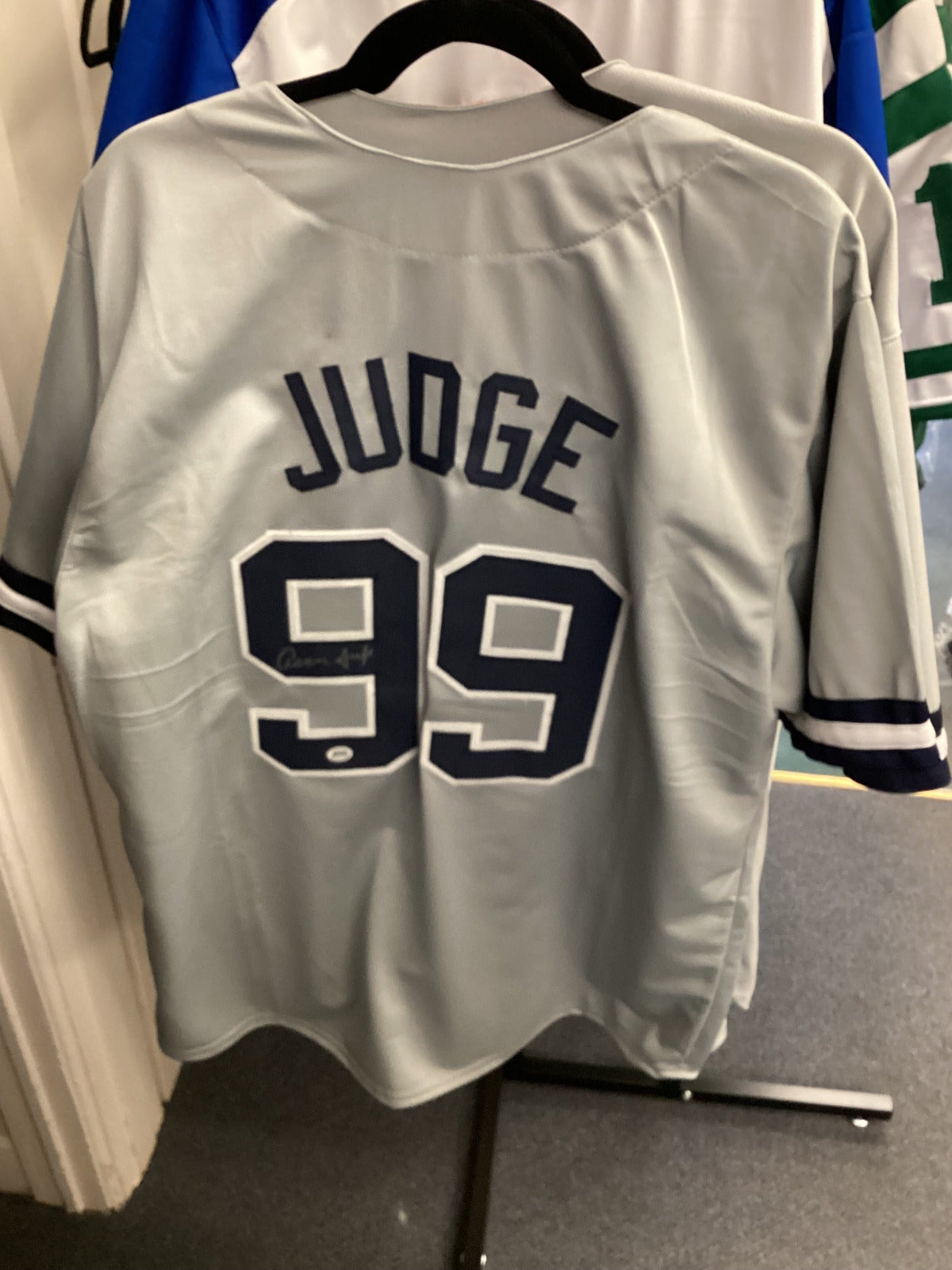 Aaron Judge #99 New York Yankees Signed Gray Jersey