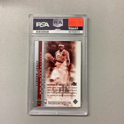 2003 Upper Deck #16 LeBron James PSA Grade 10
