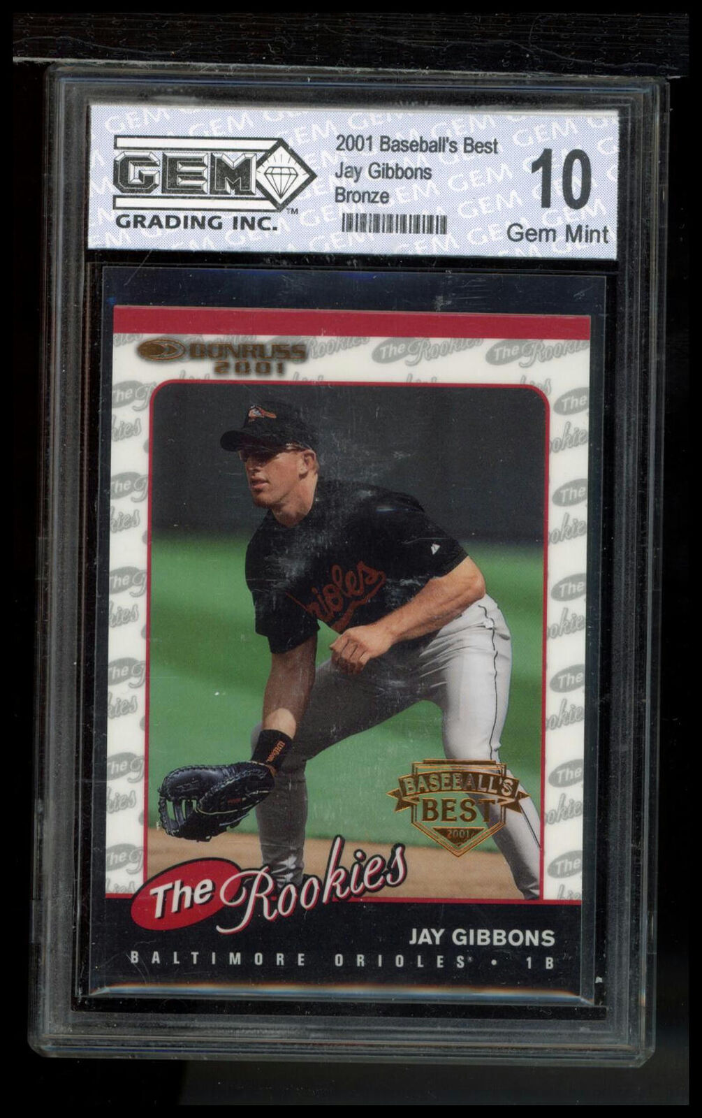 2001 Donruss #R49 Jay Gibbons Baseball's Best The Rookies Bronze Other 10