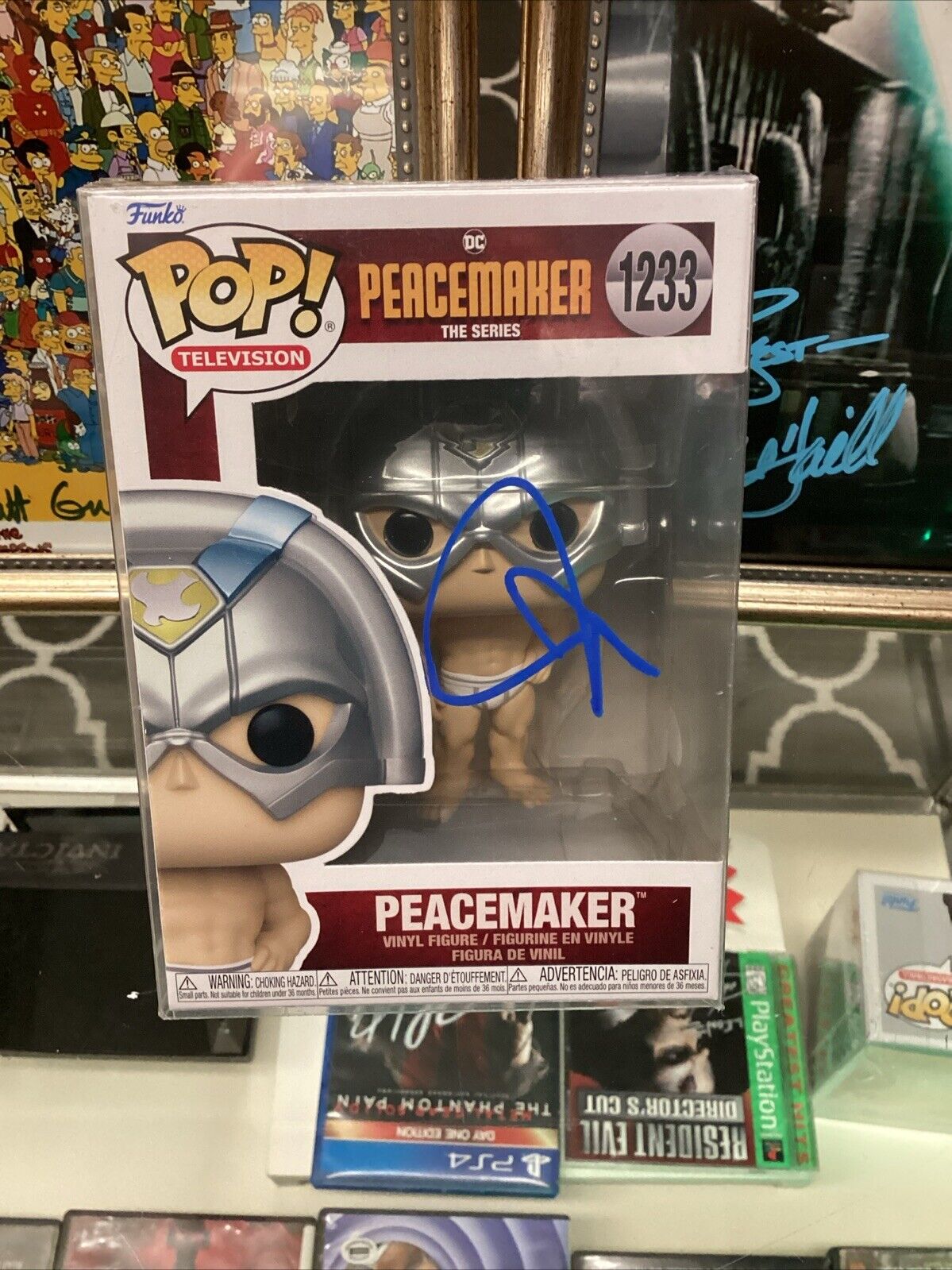 Funko Pop! Vinyl: DC Universe - Peacemaker #1233 Signed With COA