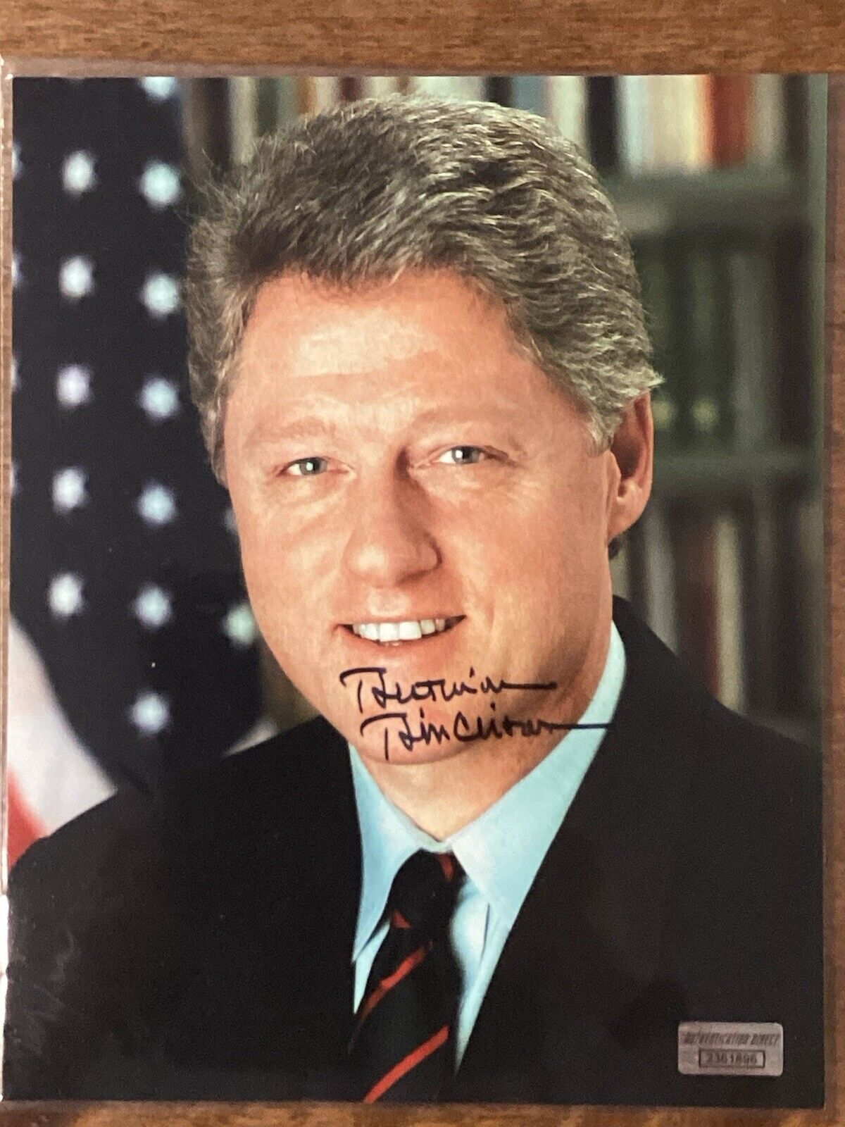 Bill Clinton Signed 8x10 Photo