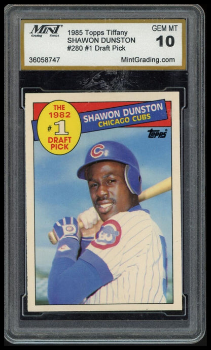 1985 Topps #280 Shawon Dunston Other 10