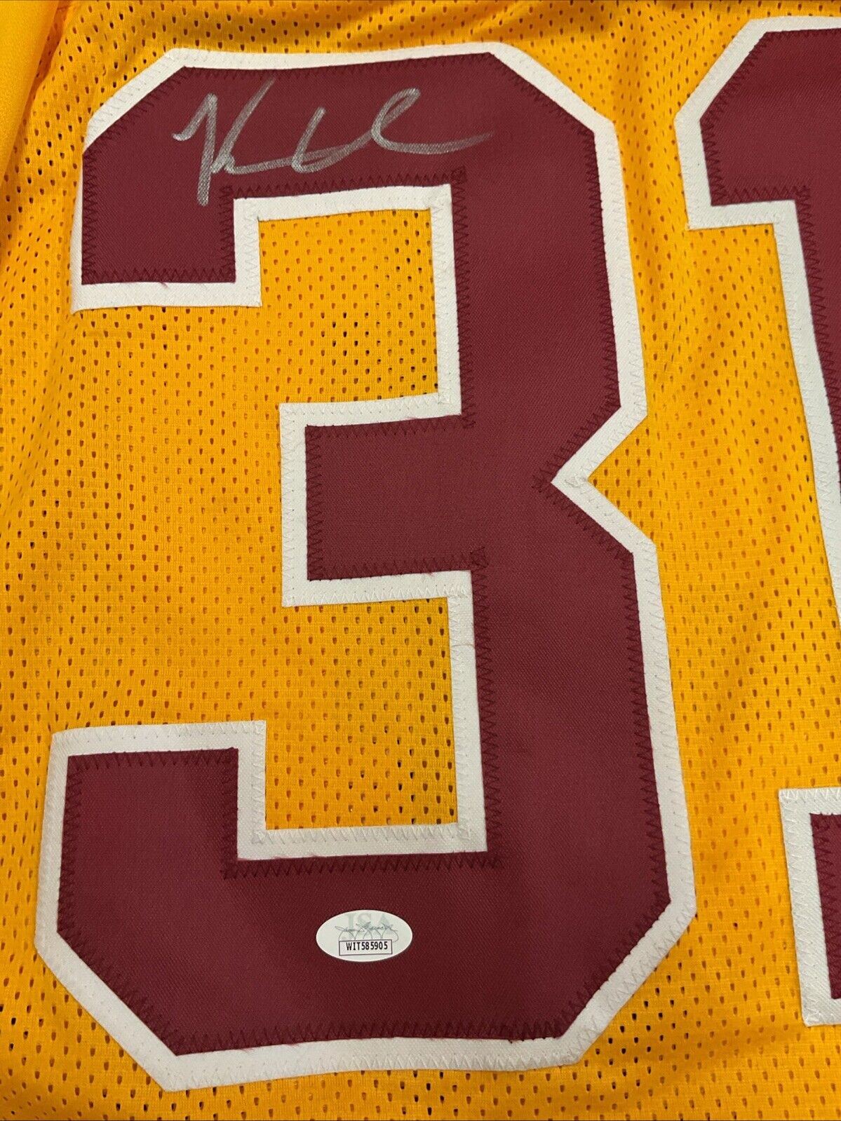 Kamren Curl Signed Washington Redskins Jersey JSA COA