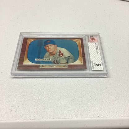 1955 Bowman #144 Art Houtteman BVG Grade 6