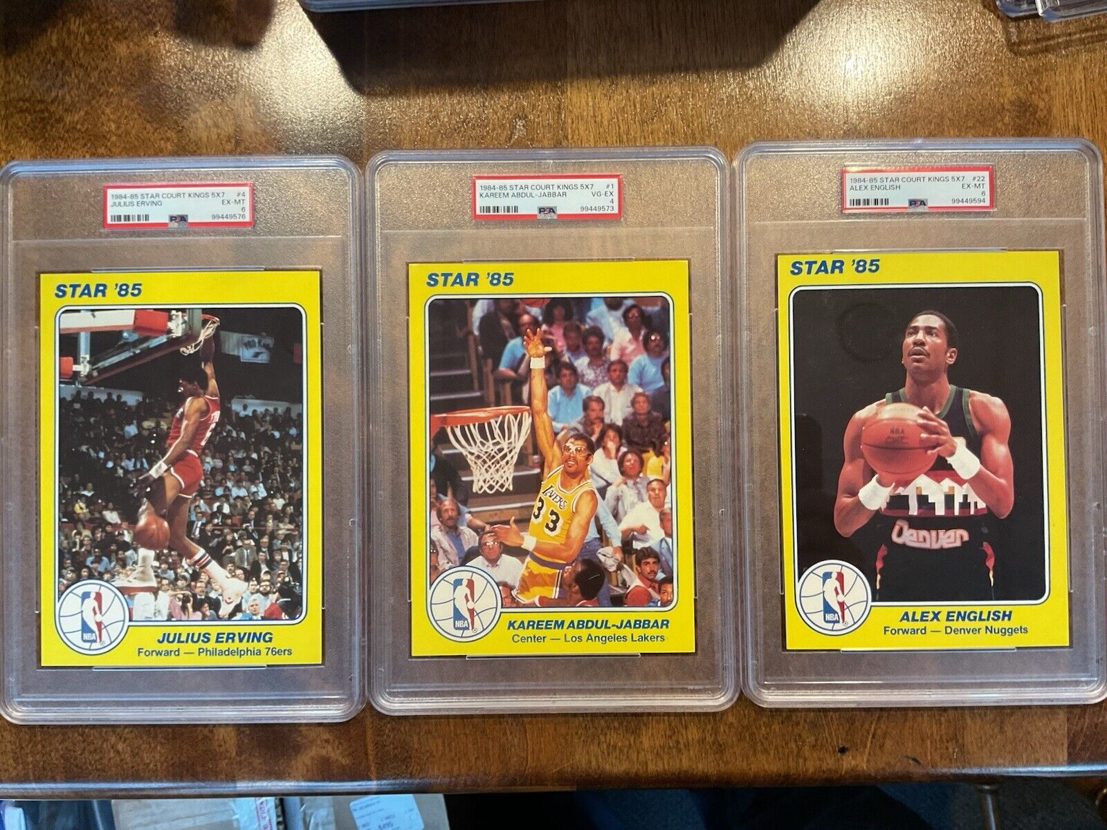 Complete Graded Series 1 NBA Court Kings Star 85/1 To 25 Graded  PSA Grades Vary