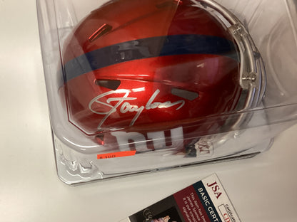 Lawrence Taylor signed mini helmet with JSA COA