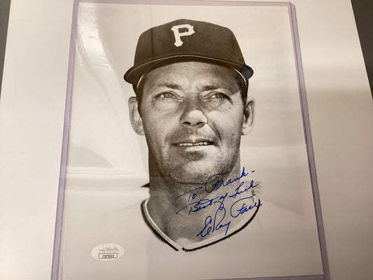 Elroy Face signed 8 x 10 photo with JSA COA