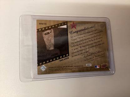Upper deck, a piece of Hollywood 2005 sweater from Capote card