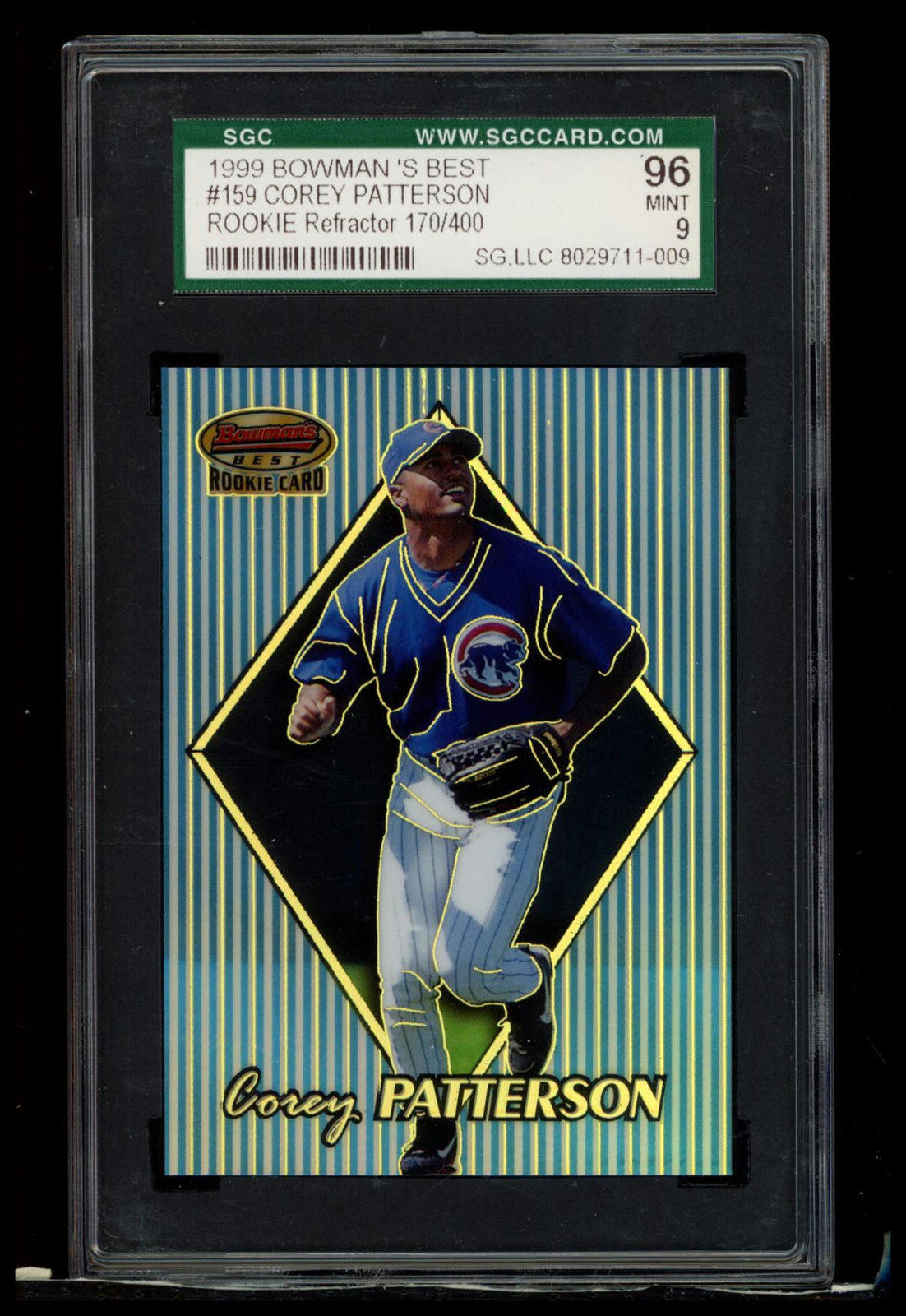 1999 Bowman's Best #159 Corey Patterson SGC 9