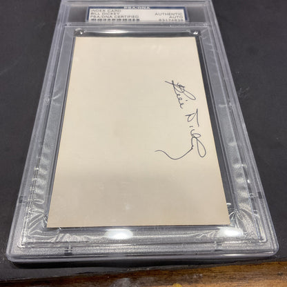 Autographed Index Card Bill Dickey PSA Authentic