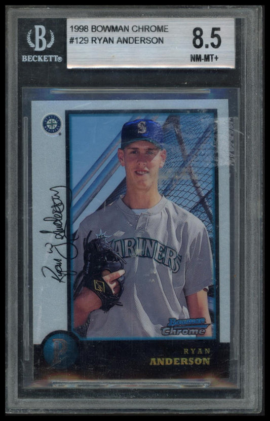 1998 Bowman #129 Ryan Anderson BGS 8.5