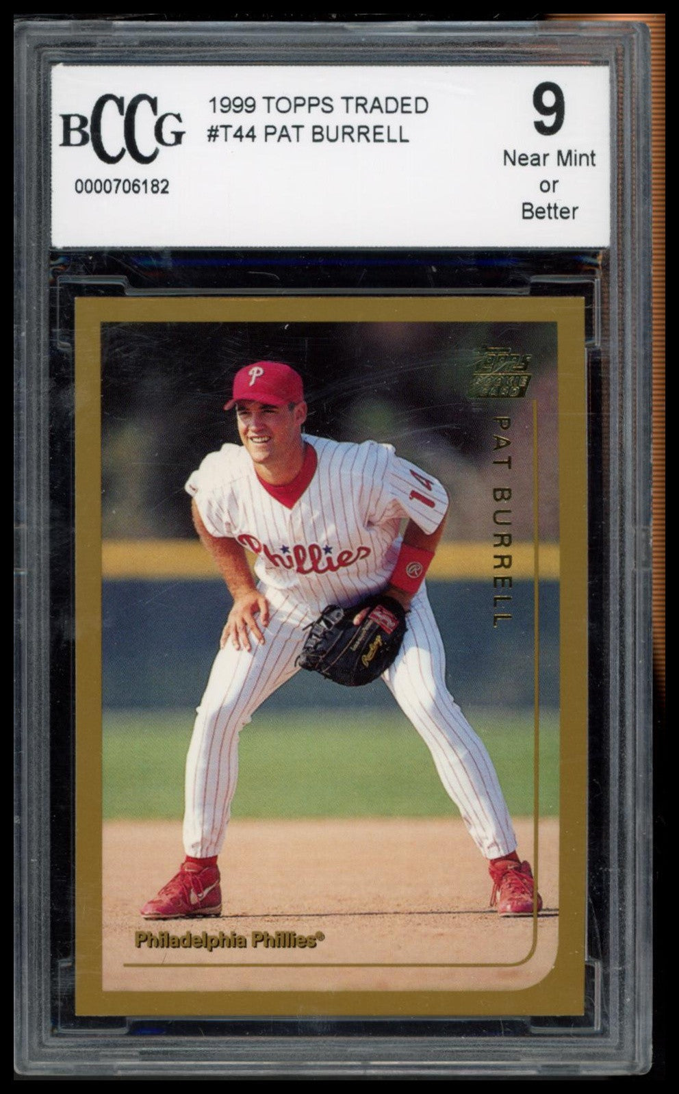 1999 Topps Traded & Rookies #T44 Pat Burrell BCCG 9