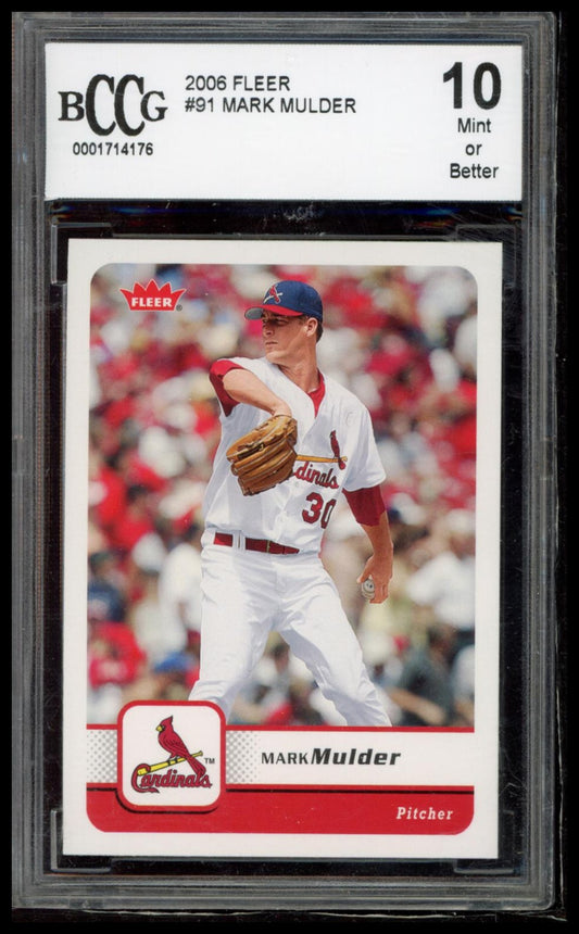 2006 Fleer #91 Mark Mulder SGC 10