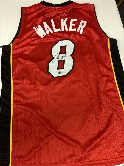 Antoine Walker Signed Autographed HEAT Jersey  BAS Auto