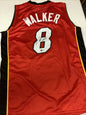 Antoine Walker Signed Autographed HEAT Jersey  BAS Auto
