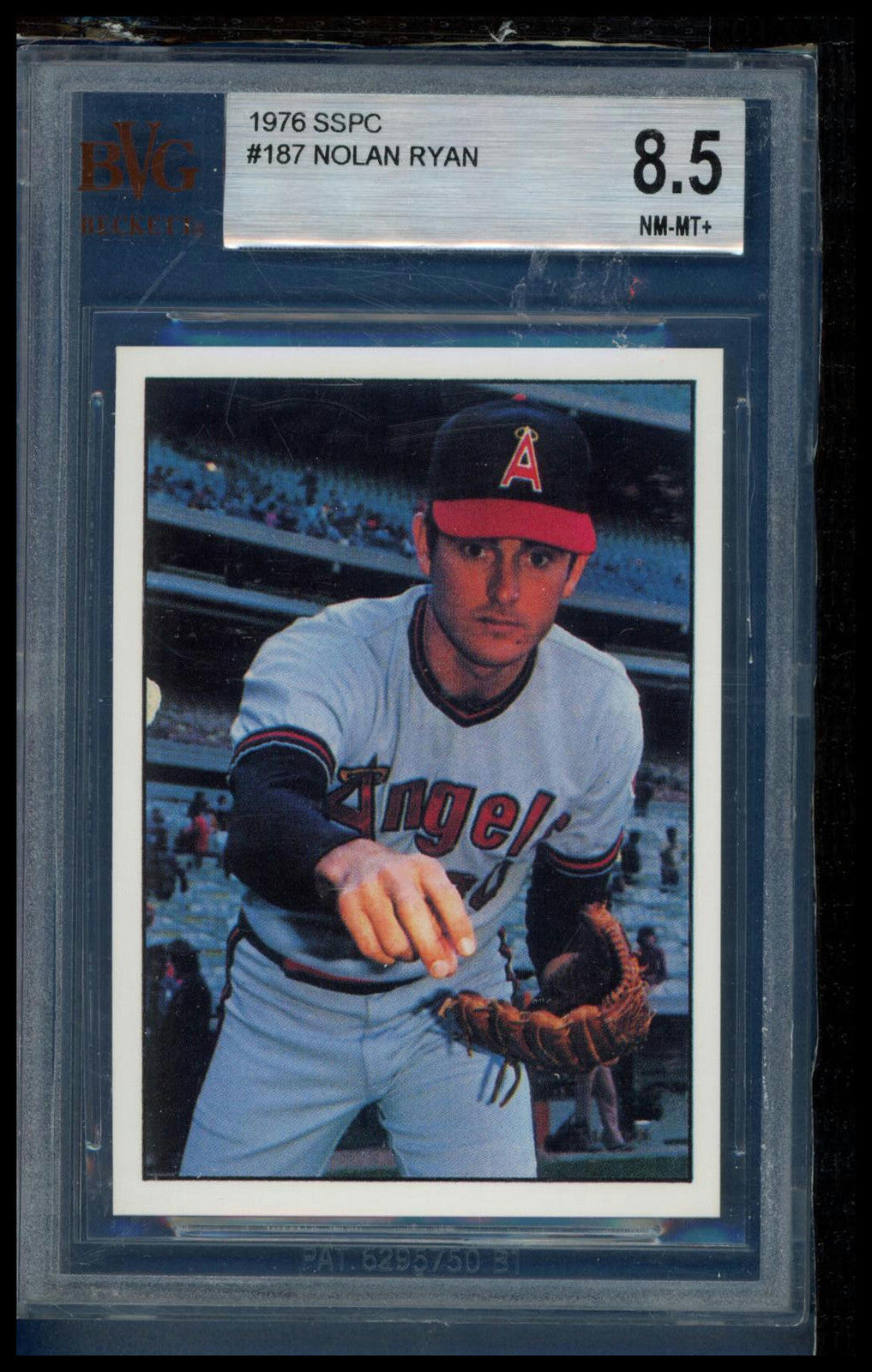 1976 SSPC #187 Nolan Ryan BVG 8.5