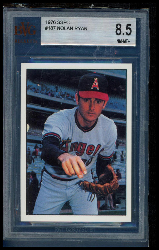 1976 SSPC #187 Nolan Ryan BVG 8.5